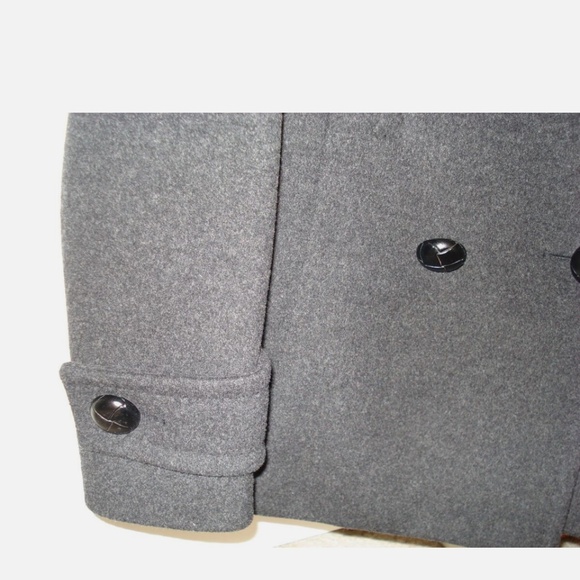 Aritzia T. Babaton Howell Wool Cashmere Double Breast High Collar Peacoat XXS - Picture 6 of 13